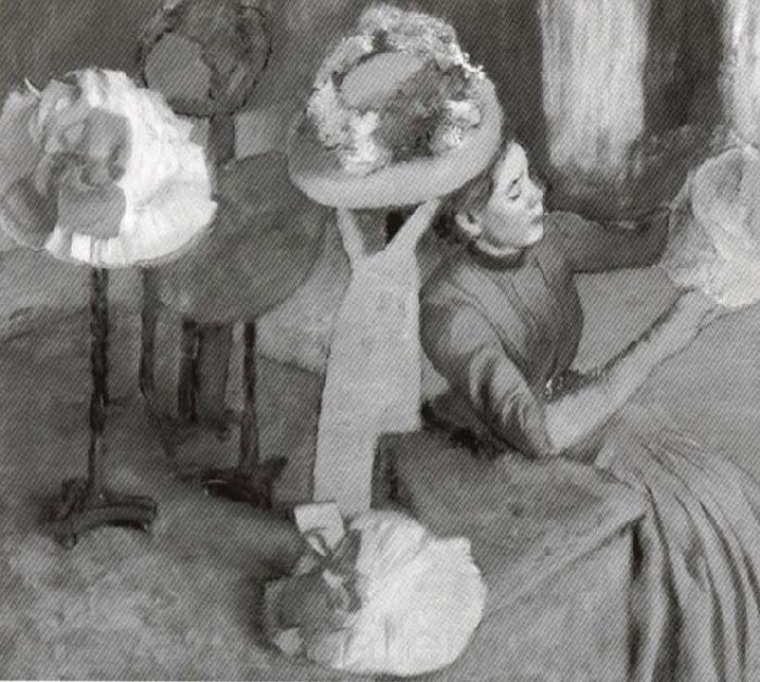 Edgar Degas The Millinery Shop